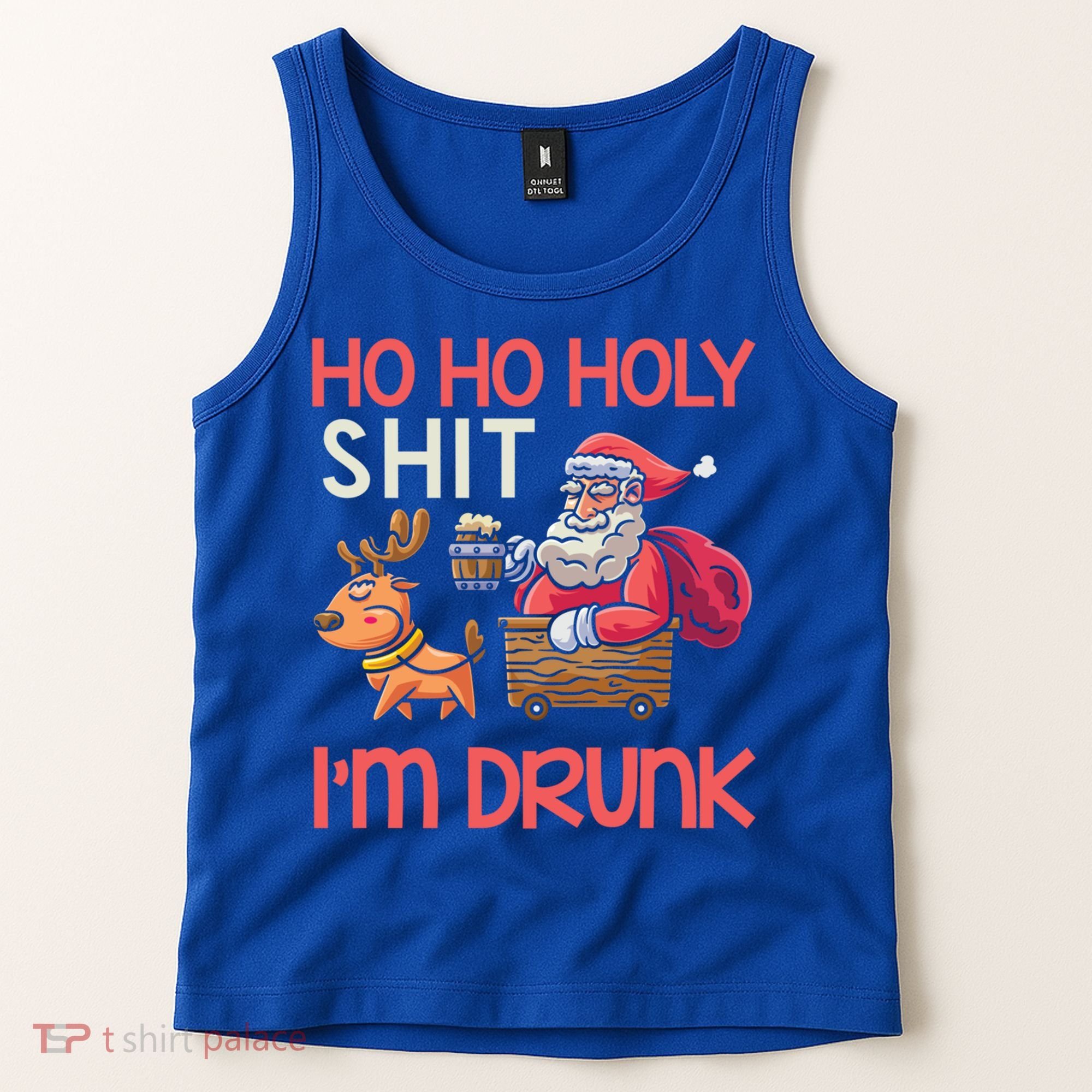 Ho Ho Holy Shit IM Drunk Funny Christmas Ing Cute Gift Tank Top