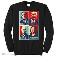 Hope Hate Heal Grow Sweatshirt thumb 0