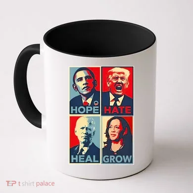 Hope Hate Heal Grow Coffee Mug