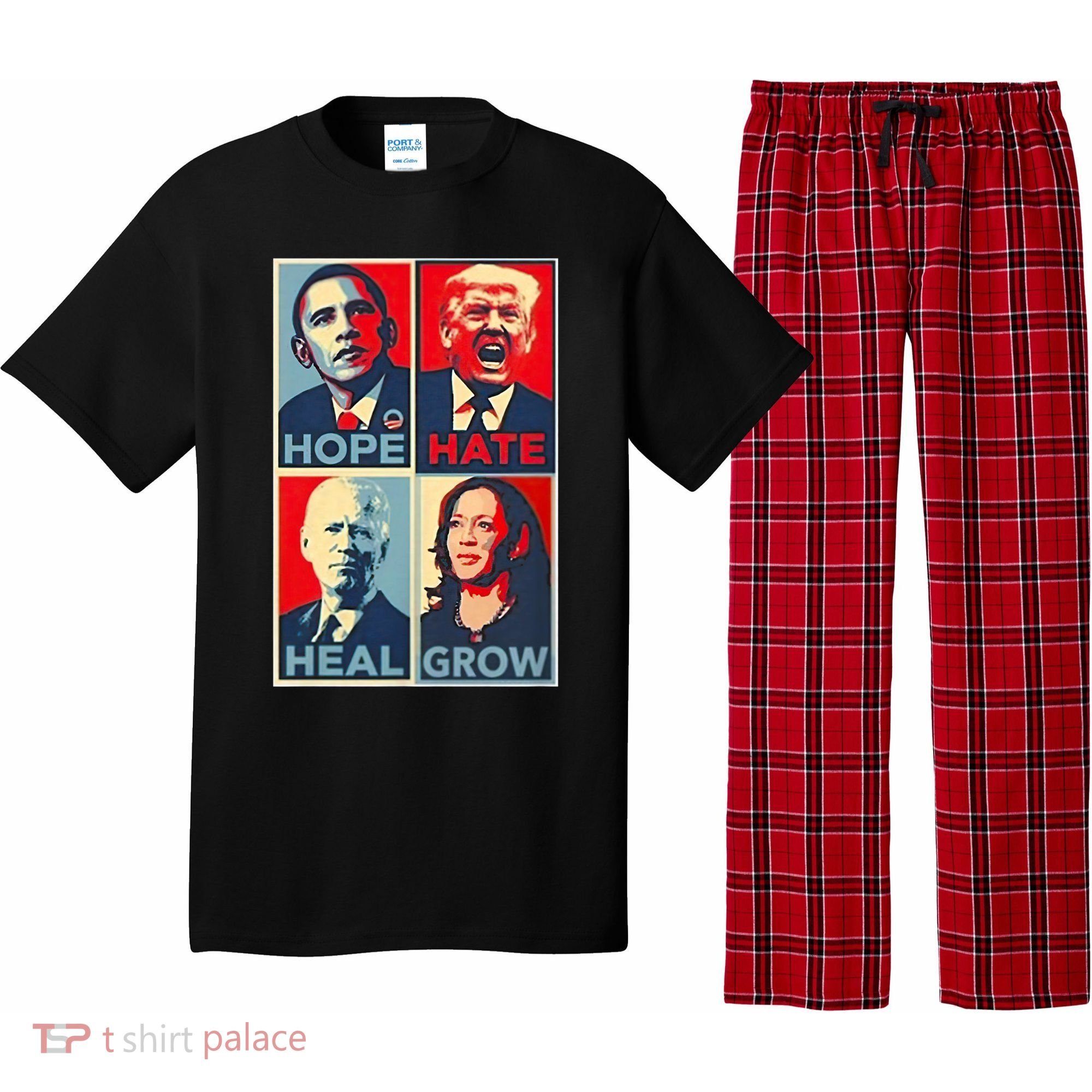 Hope Hate Heal Grow Pajama Set