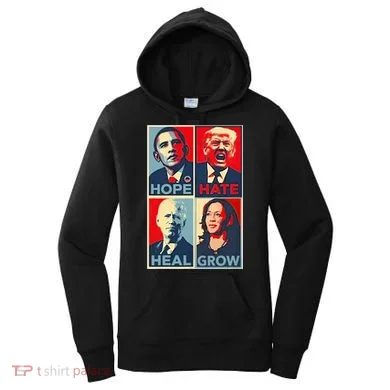 Hope Hate Heal Grow Women's Hoodie
