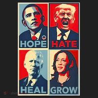 Hope Hate Heal Grow Tumbler thumb 3