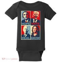 Hope Hate Heal Grow Baby Bodysuit thumb 0