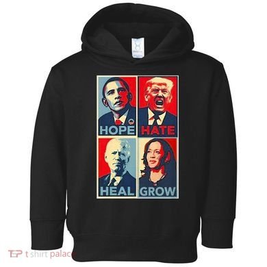 Hope Hate Heal Grow Toddler Hoodie