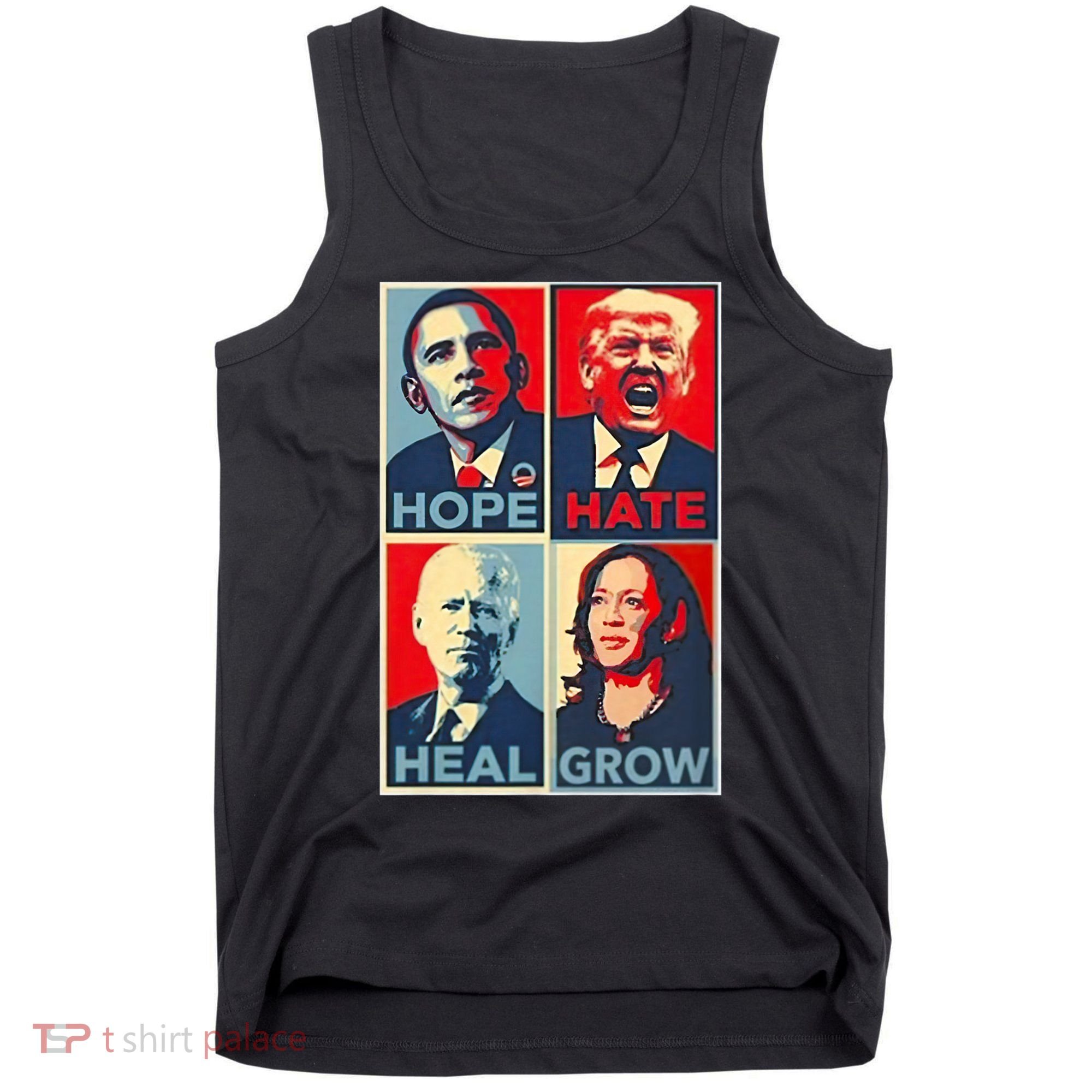 Hope Hate Heal Grow Tank Top