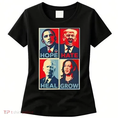 Hope Hate Heal Grow Women's T-Shirt