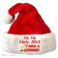 Ho Ho Holy I Need A Drink Funny Christmas Santa Claus Santa Hat thumb 0