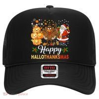 Happy Hallothanksmas Halloween Thanksgiving Christmas Funny Hat thumb 0