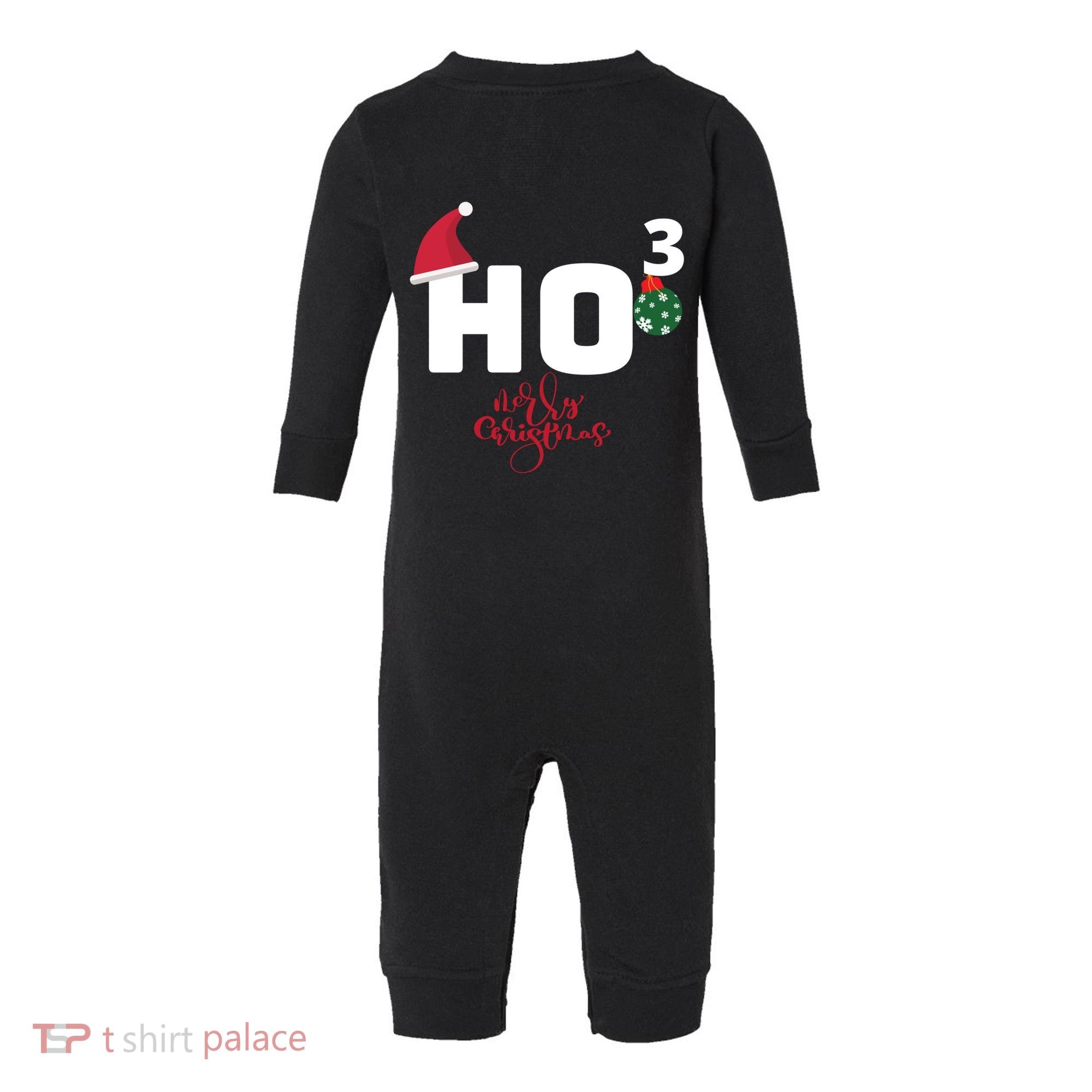 Ho Ho Ho Merry Christmas Ho3 Funny Gift Infant Fleece One Piece