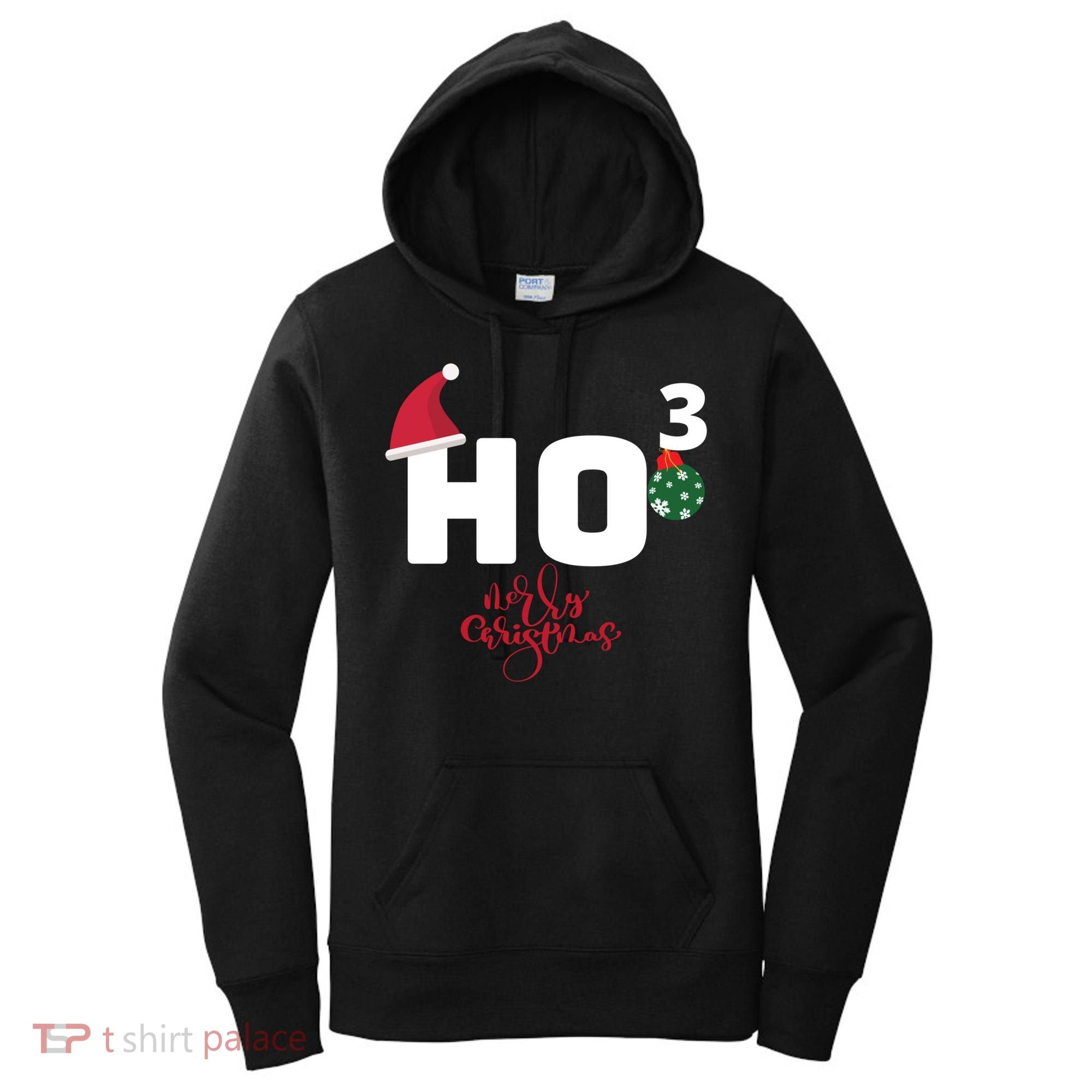 Ho Ho Ho Merry Christmas Ho3 Funny Gift Women's Hoodie