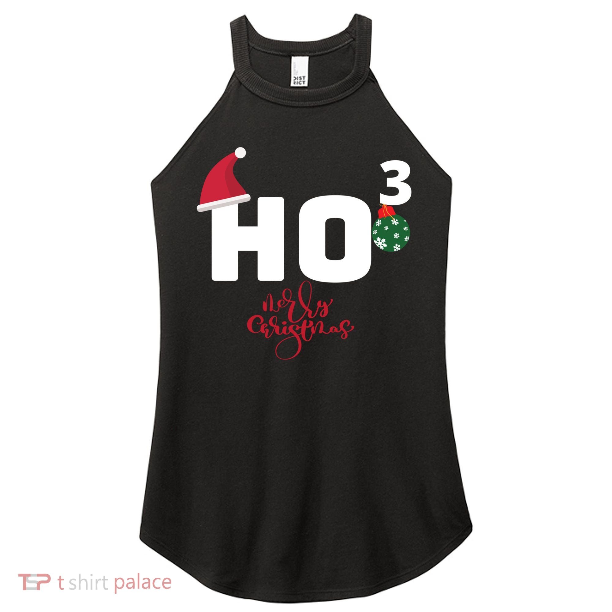 Ho Ho Ho Merry Christmas Ho3 Funny Gift Women's Perfect Tri Rocker Tank