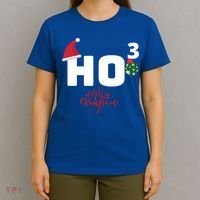 Ho Ho Ho Merry Christmas Ho3 Funny Gift T-Shirt thumb 4