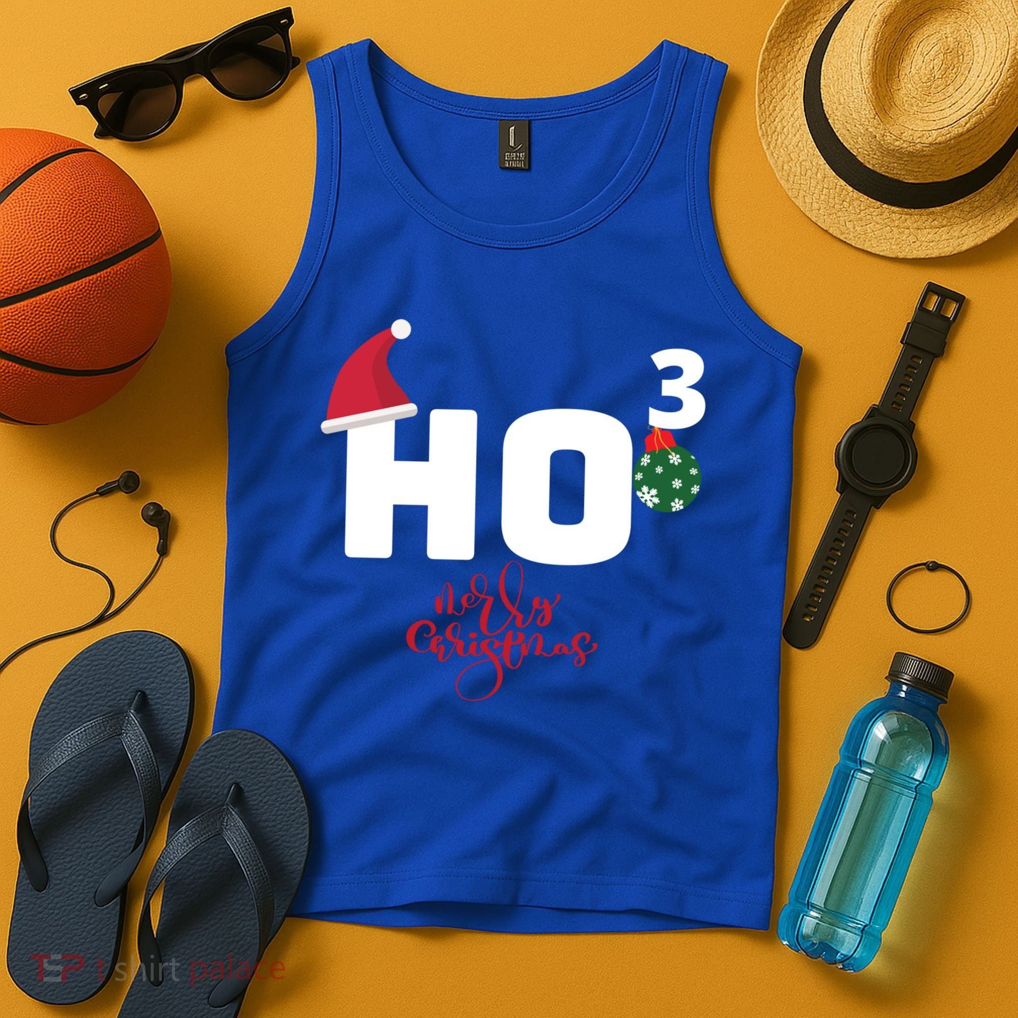 Ho Ho Ho Merry Christmas Ho3 Funny Gift Tank Top