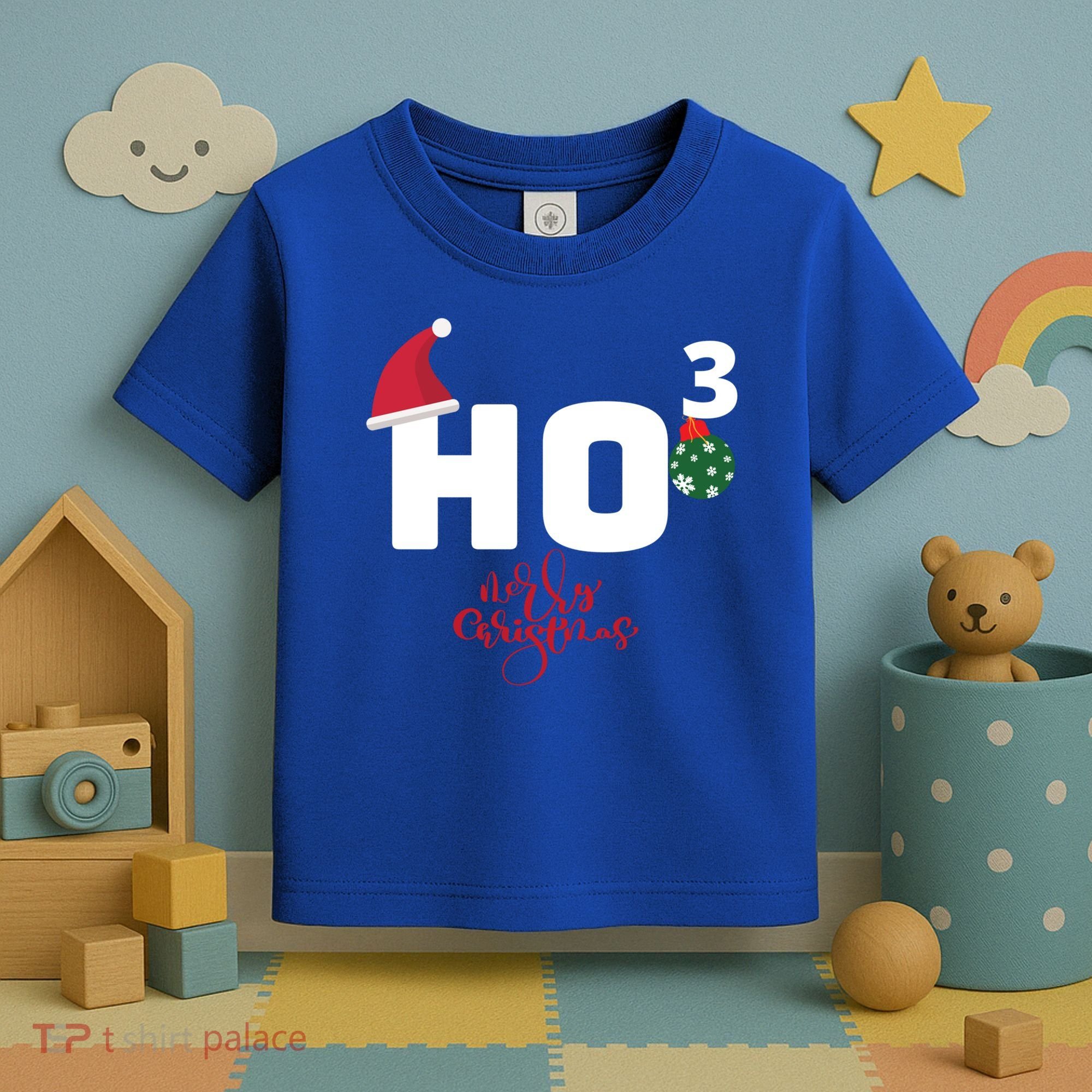 Ho Ho Ho Merry Christmas Ho3 Funny Gift Toddler T-Shirt
