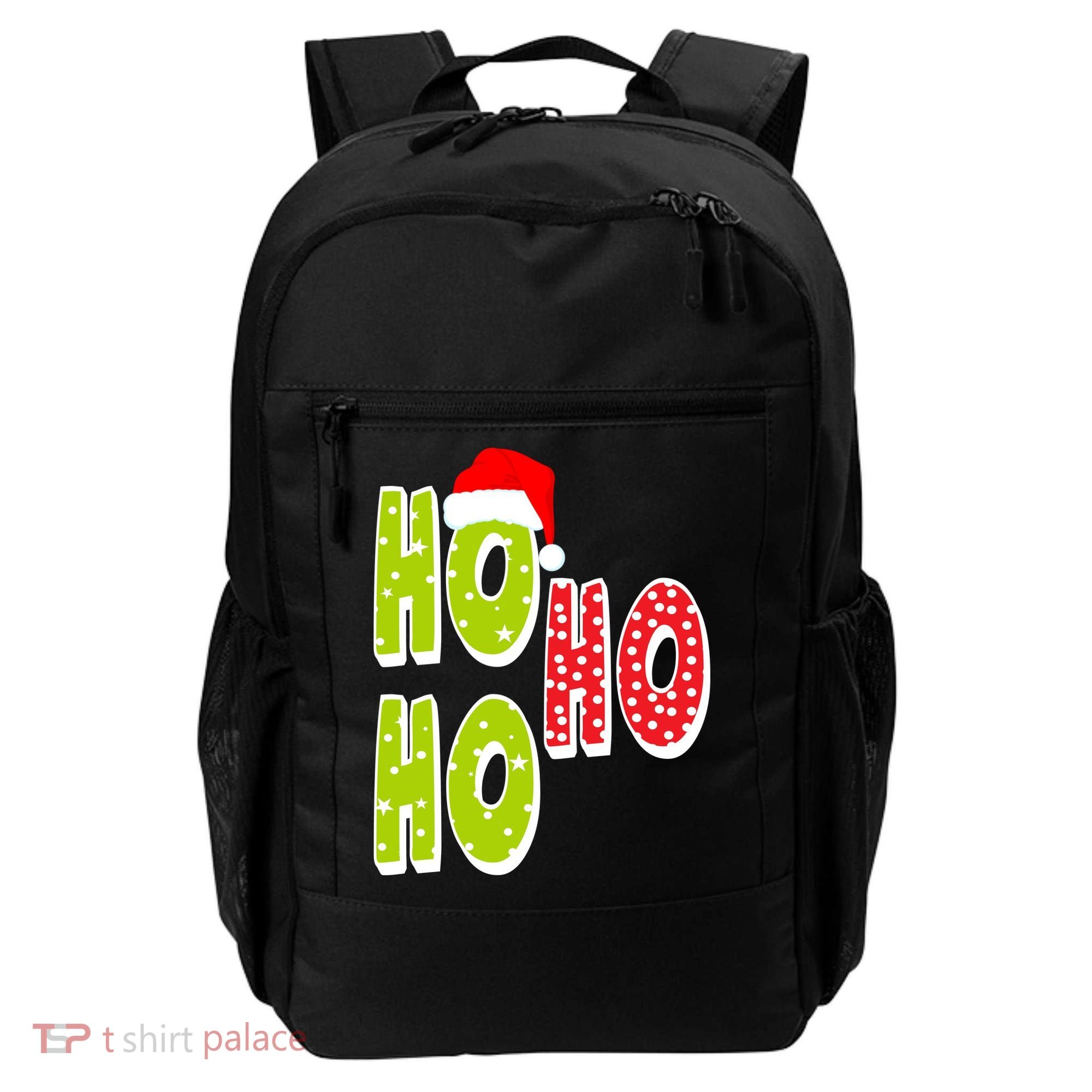 Ho Ho Ho Merry Christmas Festive Backpack