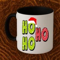Ho Ho Ho Merry Christmas Festive Coffee Mug thumb 2