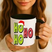 Ho Ho Ho Merry Christmas Festive Coffee Mug thumb 3
