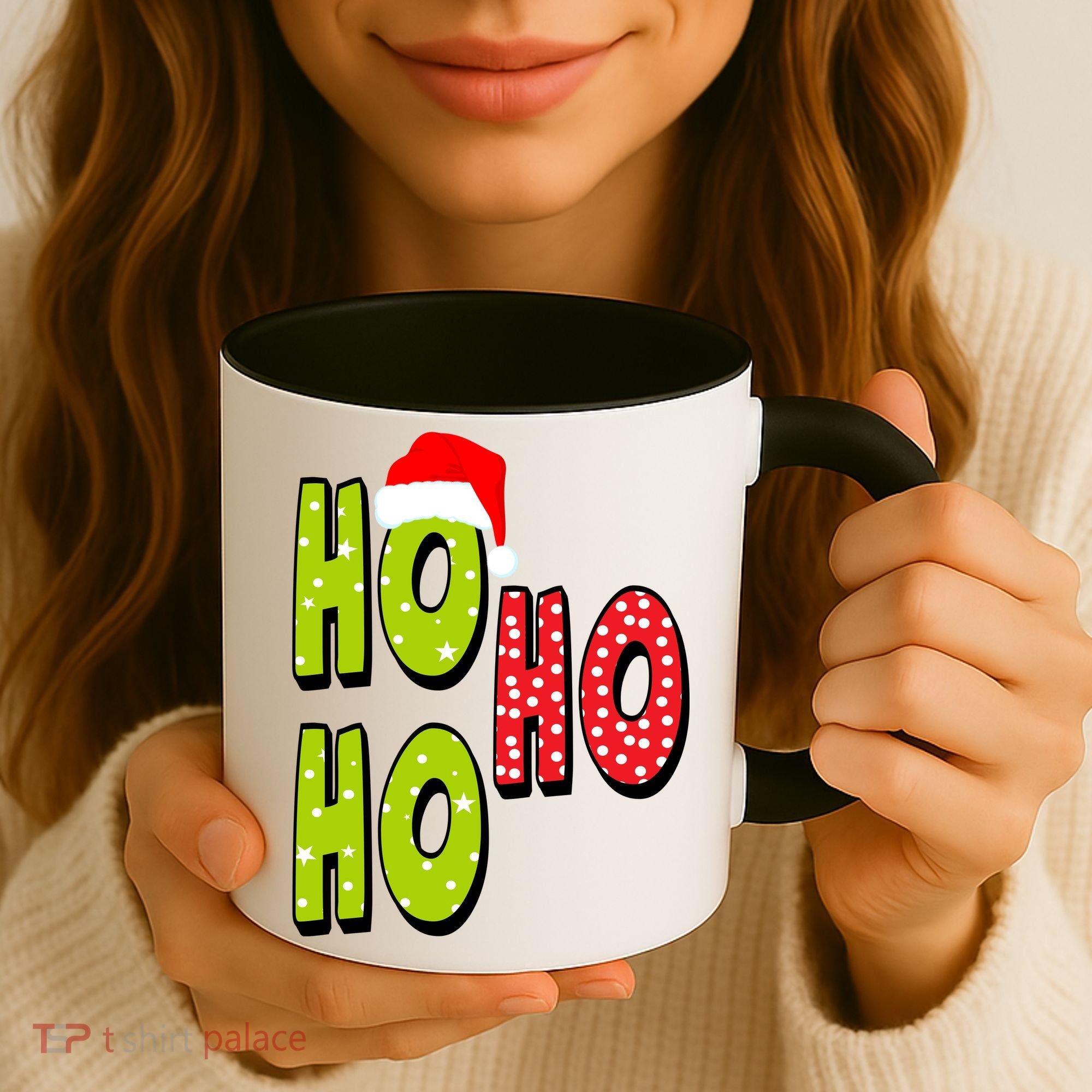 Ho Ho Ho Merry Christmas Festive Coffee Mug
