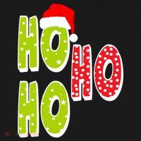 Ho Ho Ho Merry Christmas Festive Ornament thumb 1