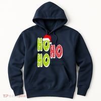 Ho Ho Ho Merry Christmas Festive Hoodie thumb 0