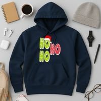Ho Ho Ho Merry Christmas Festive Hoodie thumb 3