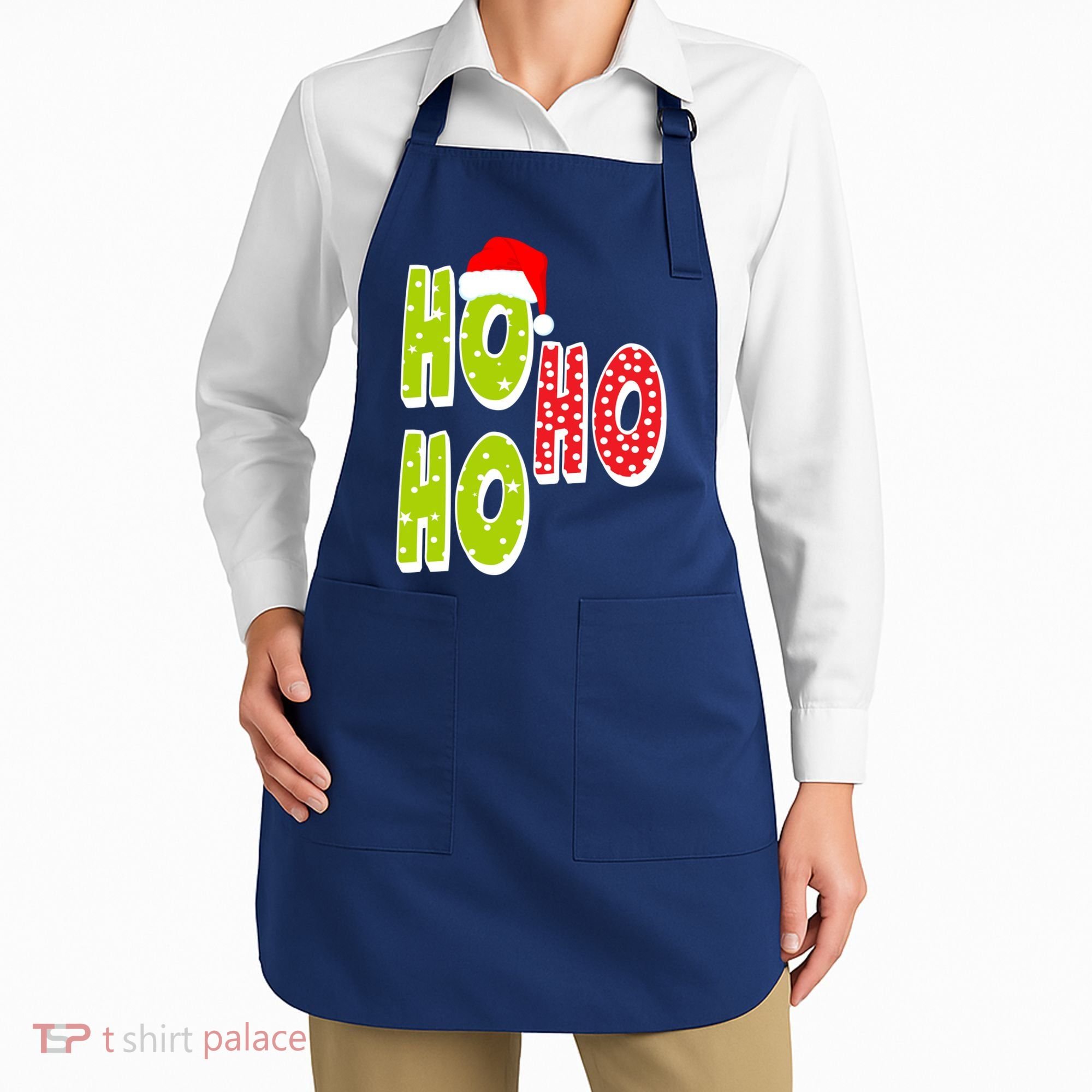 Ho Ho Ho Merry Christmas Festive Apron