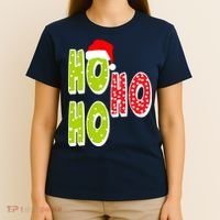 Ho Ho Ho Merry Christmas Festive T-Shirt thumb 4
