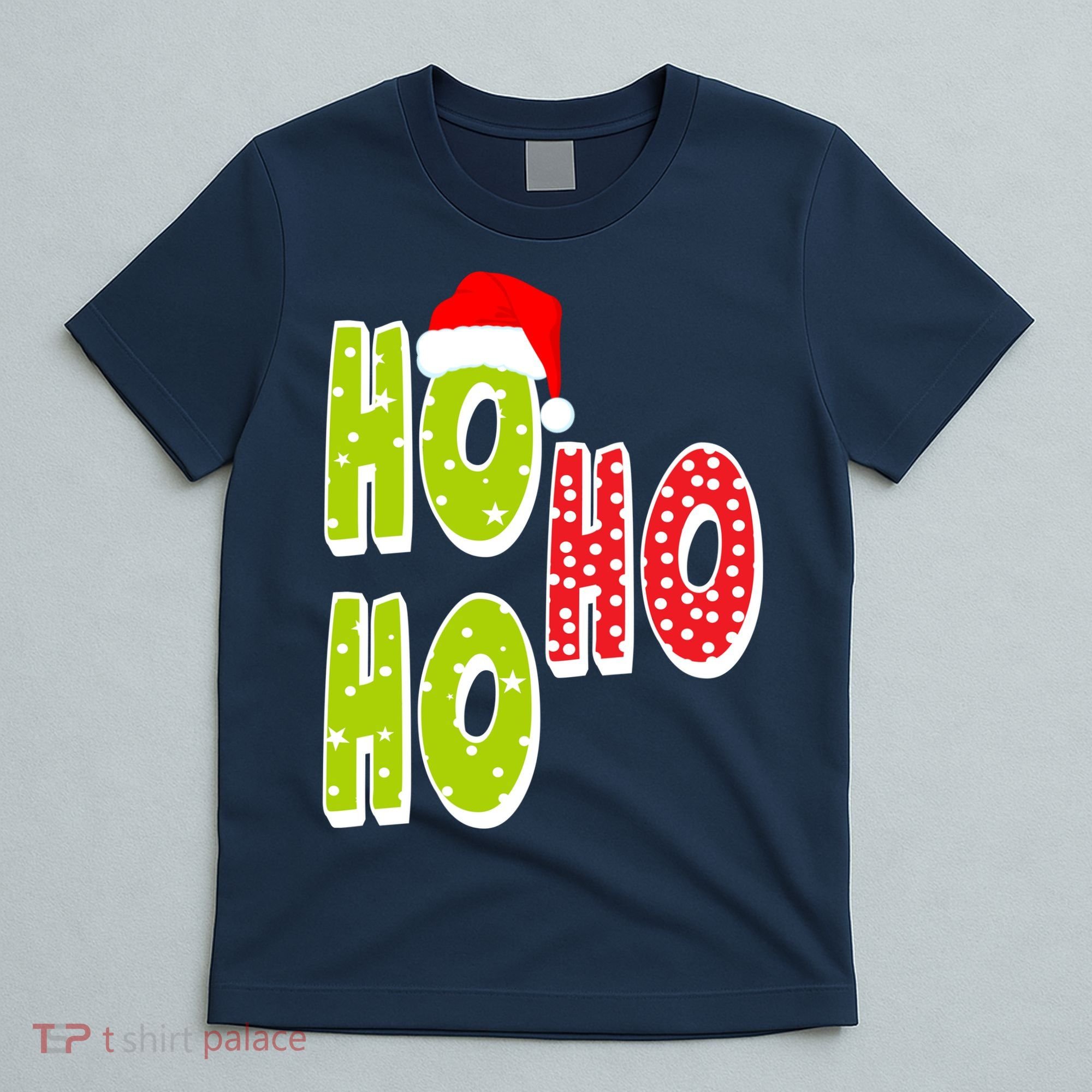Ho Ho Ho Merry Christmas Festive T-Shirt