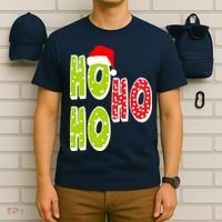 Ho Ho Ho Merry Christmas Festive T-Shirt thumb 6