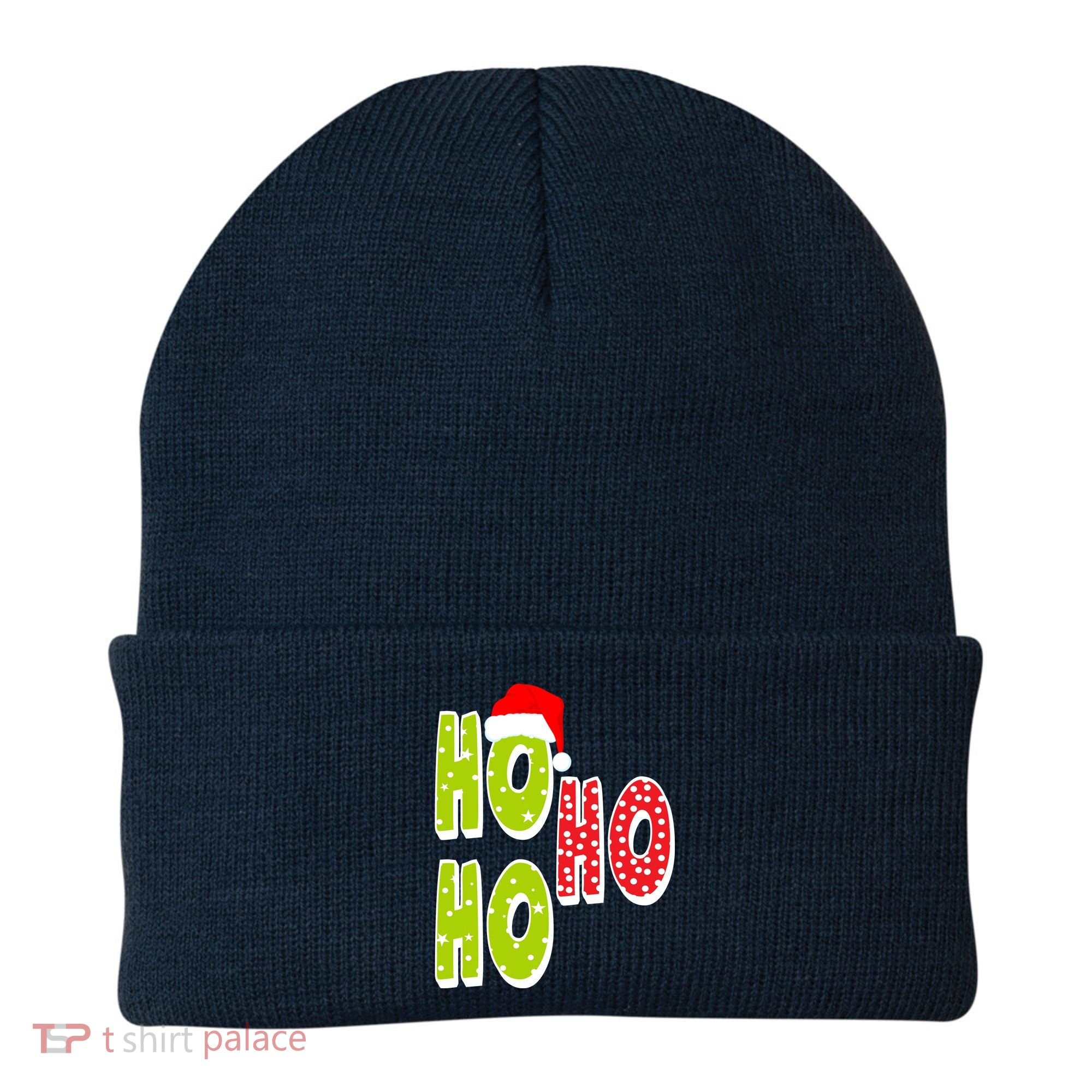 Ho Ho Ho Merry Christmas Festive Beanie