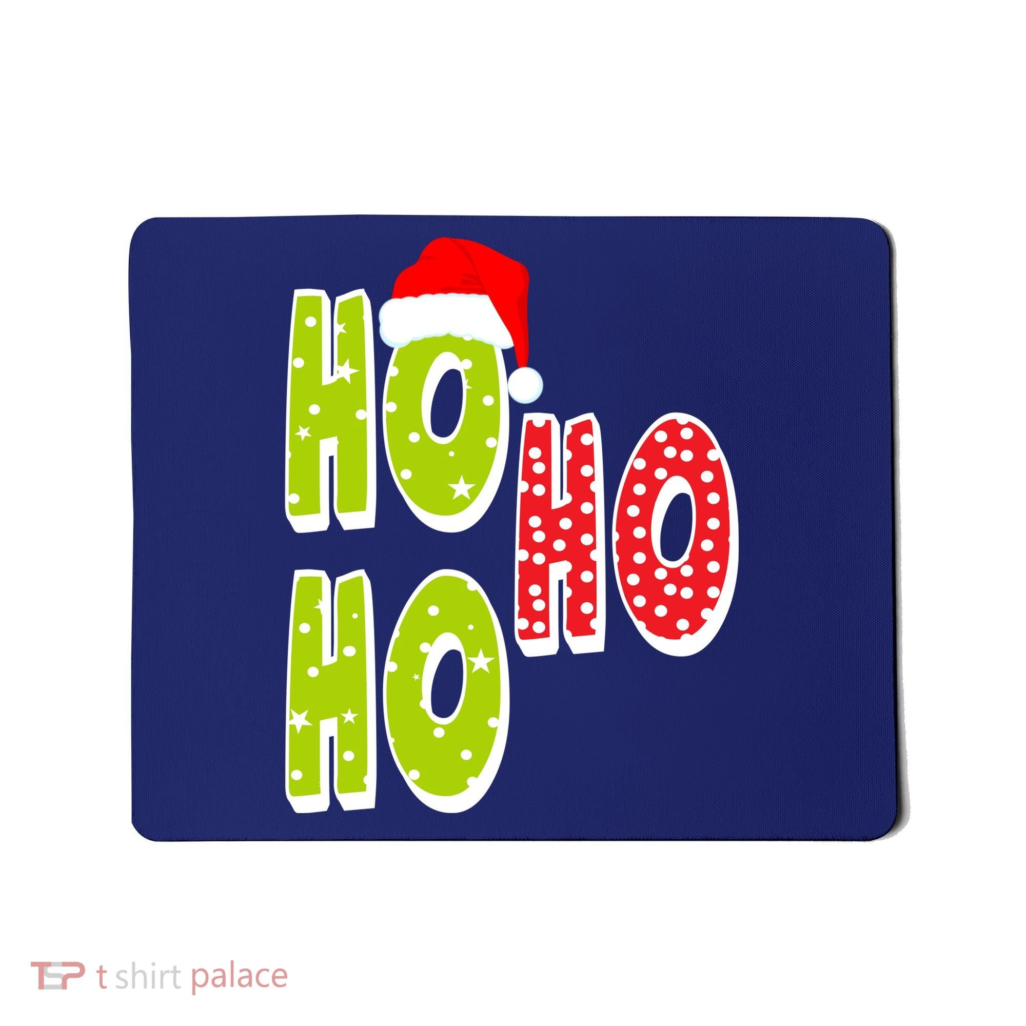 Ho Ho Ho Merry Christmas Festive Mousepad