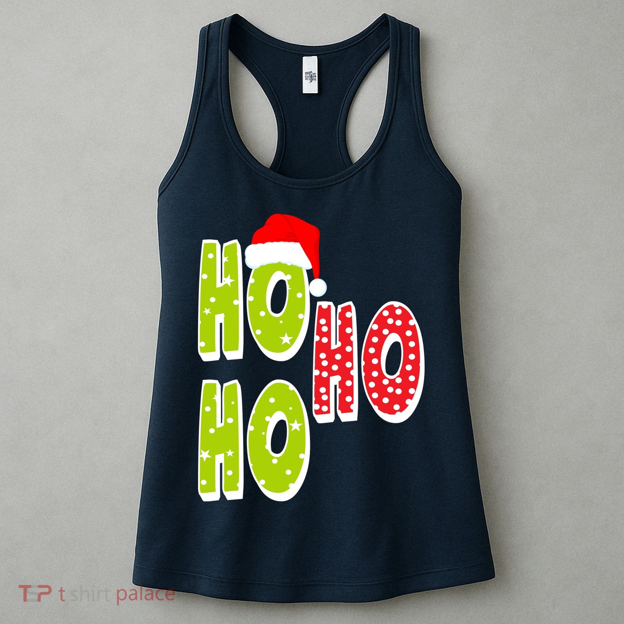 Ho Ho Ho Merry Christmas Festive Women's Tank Top