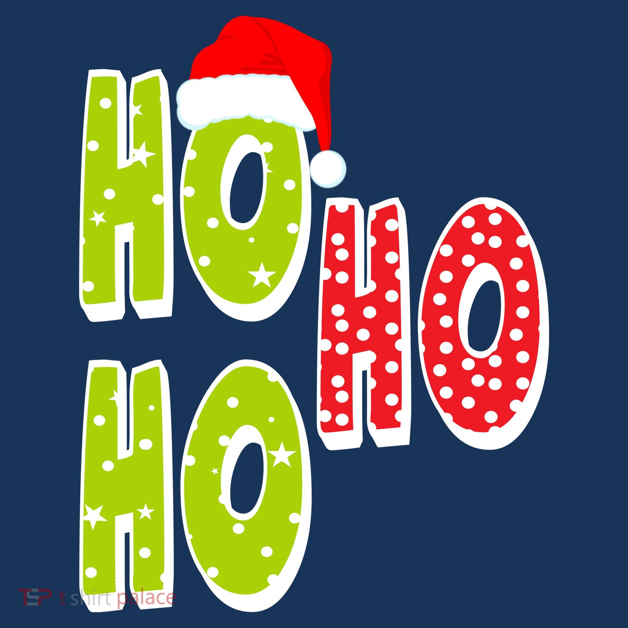 Ho Ho Ho Merry Christmas Festive Women's Tank Top