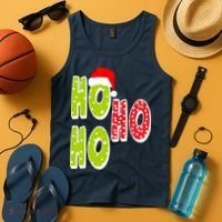 Ho Ho Ho Merry Christmas Festive Tank Top thumb 4