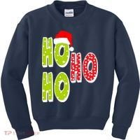 Ho Ho Ho Merry Christmas Festive Kids Sweatshirt thumb 0