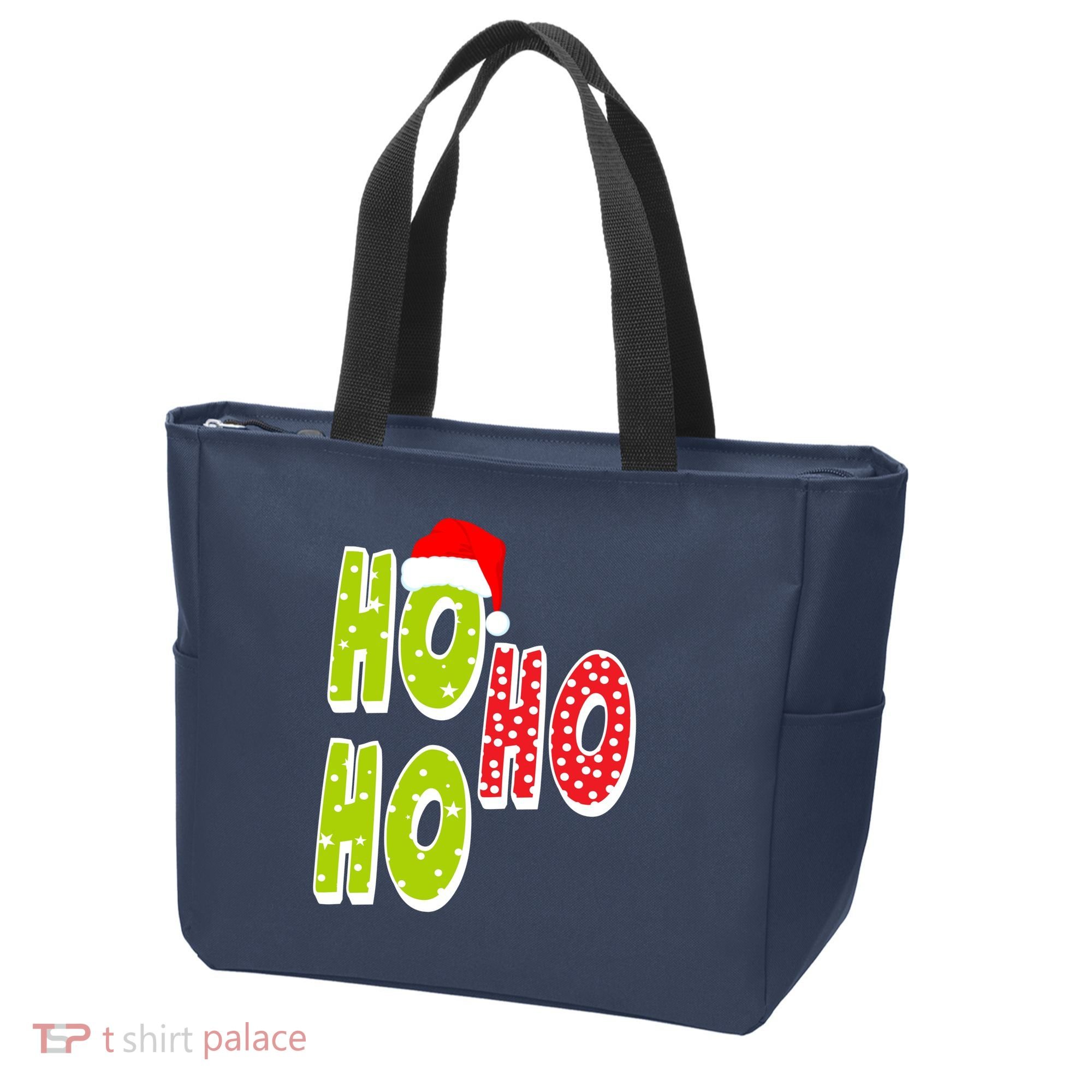 Ho Ho Ho Merry Christmas Festive Tote Bag