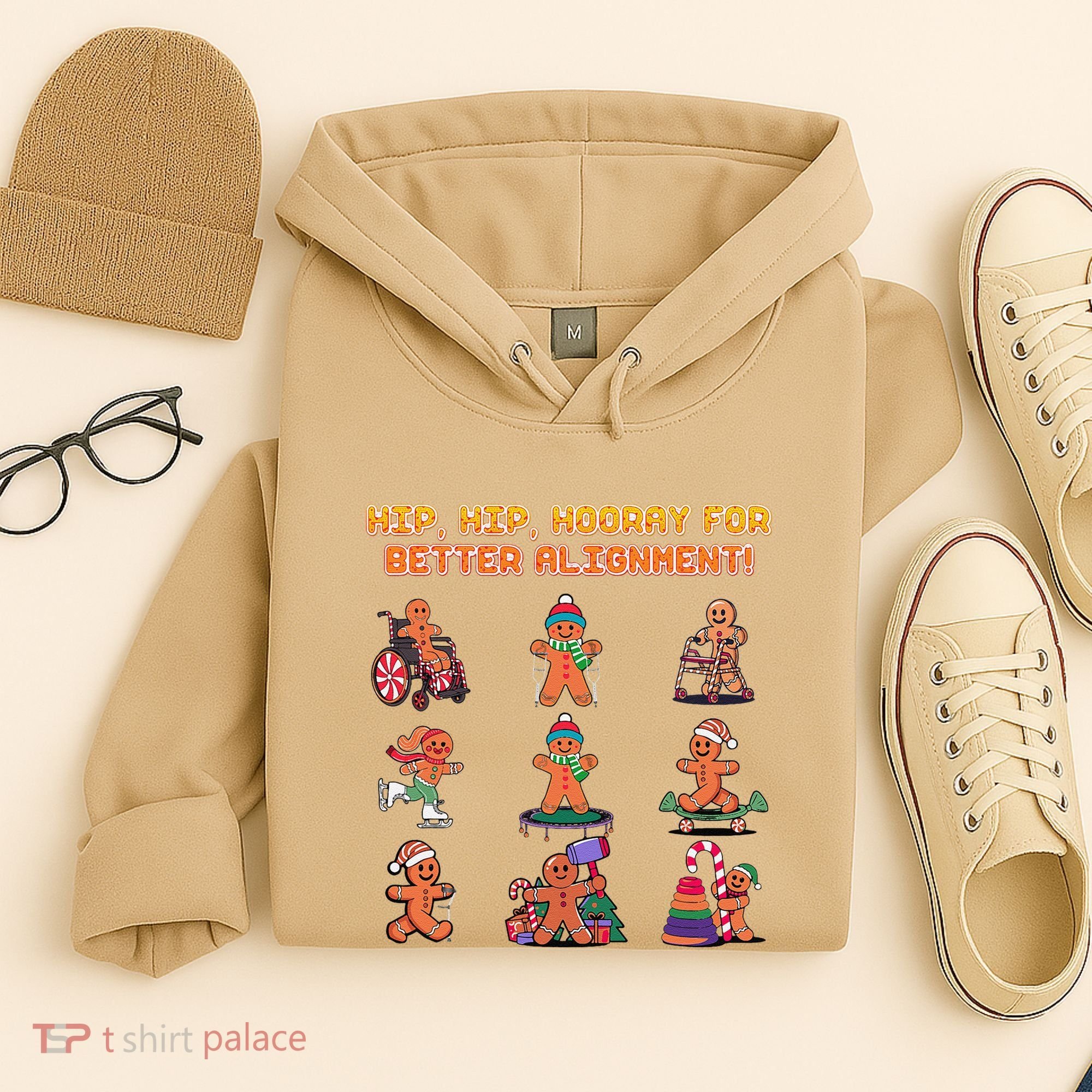 Hip Hip Hooray For Better Alignment Chiropractor Hoodie