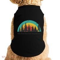 Hoa Hoa Hoa Hoa Hoa Cozy Season Twilight Lover Pine Forest Doggie Tank thumb 0