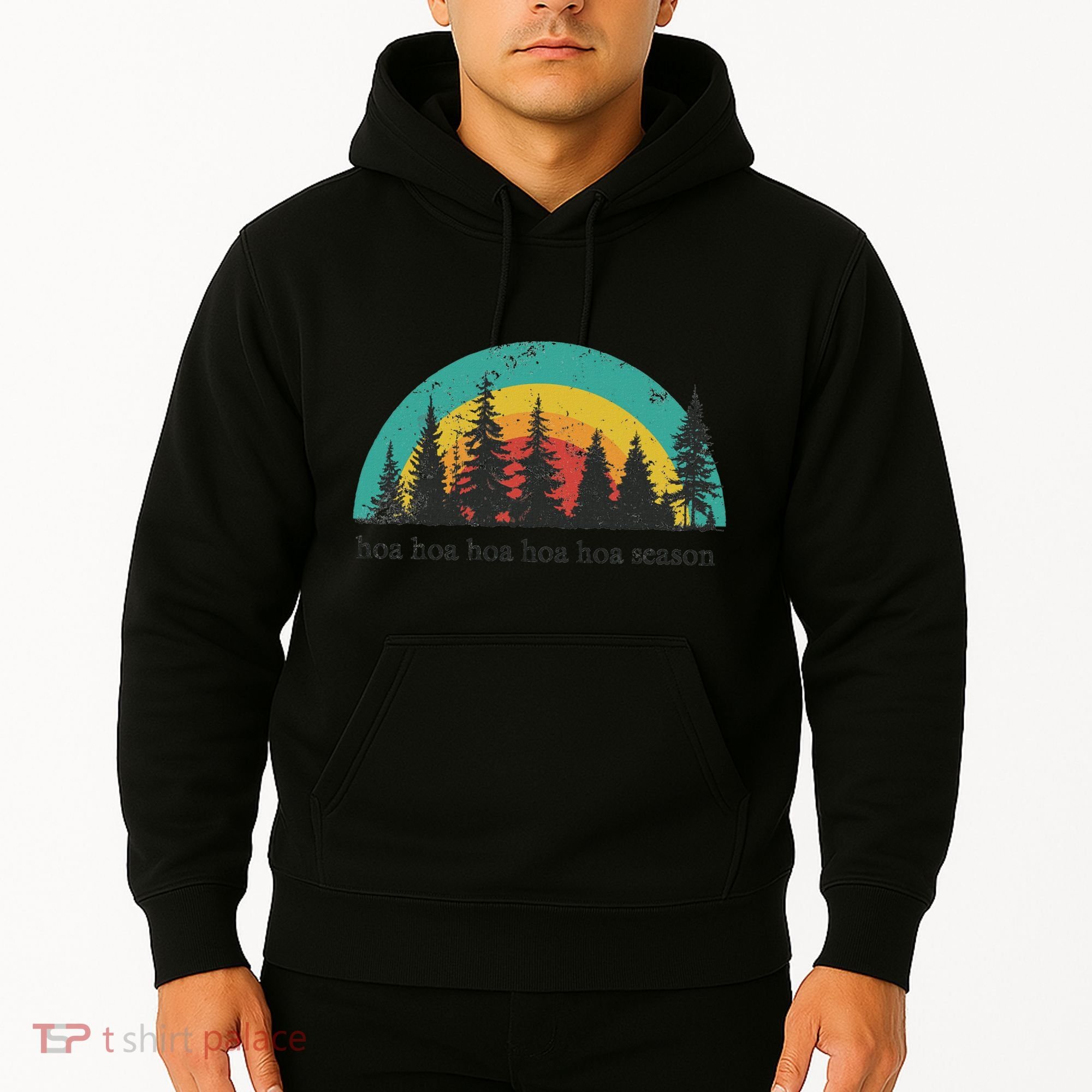 Hoa Hoa Hoa Hoa Hoa Cozy Season Twilight Lover Pine Forest Hoodie