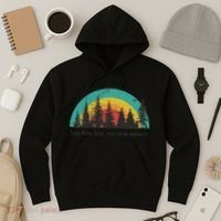 Hoa Hoa Hoa Hoa Hoa Cozy Season Twilight Lover Pine Forest Hoodie thumb 3