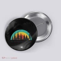Hoa Hoa Hoa Hoa Hoa Cozy Season Twilight Lover Pine Forest Button thumb 0