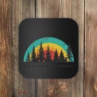 Hoa Hoa Hoa Hoa Hoa Cozy Season Twilight Lover Pine Forest Coaster thumb 0