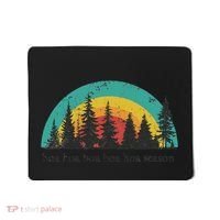 Hoa Hoa Hoa Hoa Hoa Cozy Season Twilight Lover Pine Forest Mousepad thumb 0