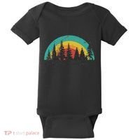 Hoa Hoa Hoa Hoa Hoa Cozy Season Twilight Lover Pine Forest Baby Bodysuit thumb 0