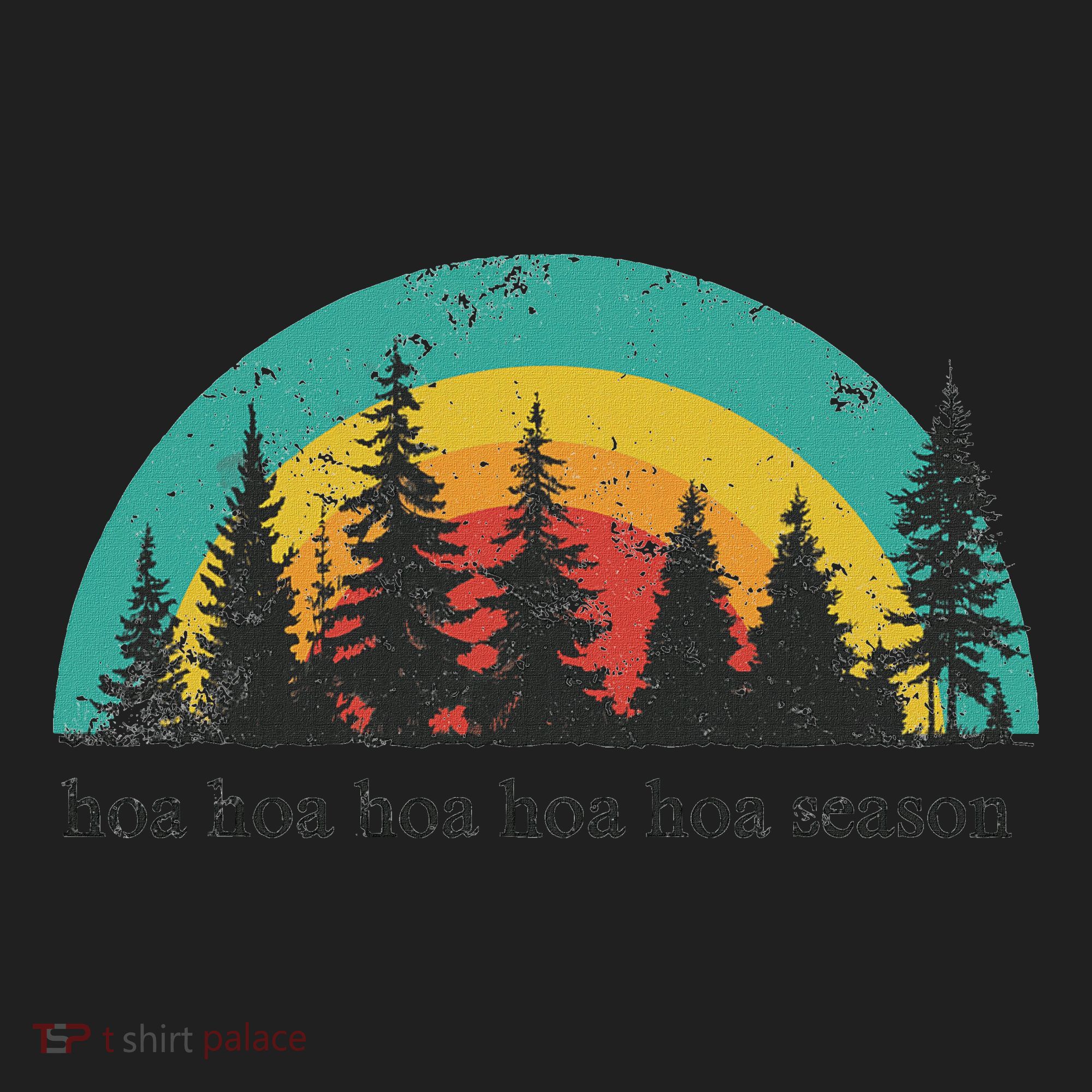 Hoa Hoa Hoa Hoa Hoa Cozy Season Twilight Lover Pine Forest Hat