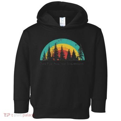 Hoa Hoa Hoa Hoa Hoa Cozy Season Twilight Lover Pine Forest Toddler Hoodie