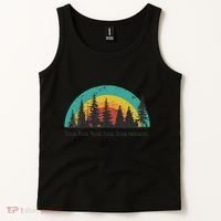 Hoa Hoa Hoa Hoa Hoa Cozy Season Twilight Lover Pine Forest Tank Top thumb 2