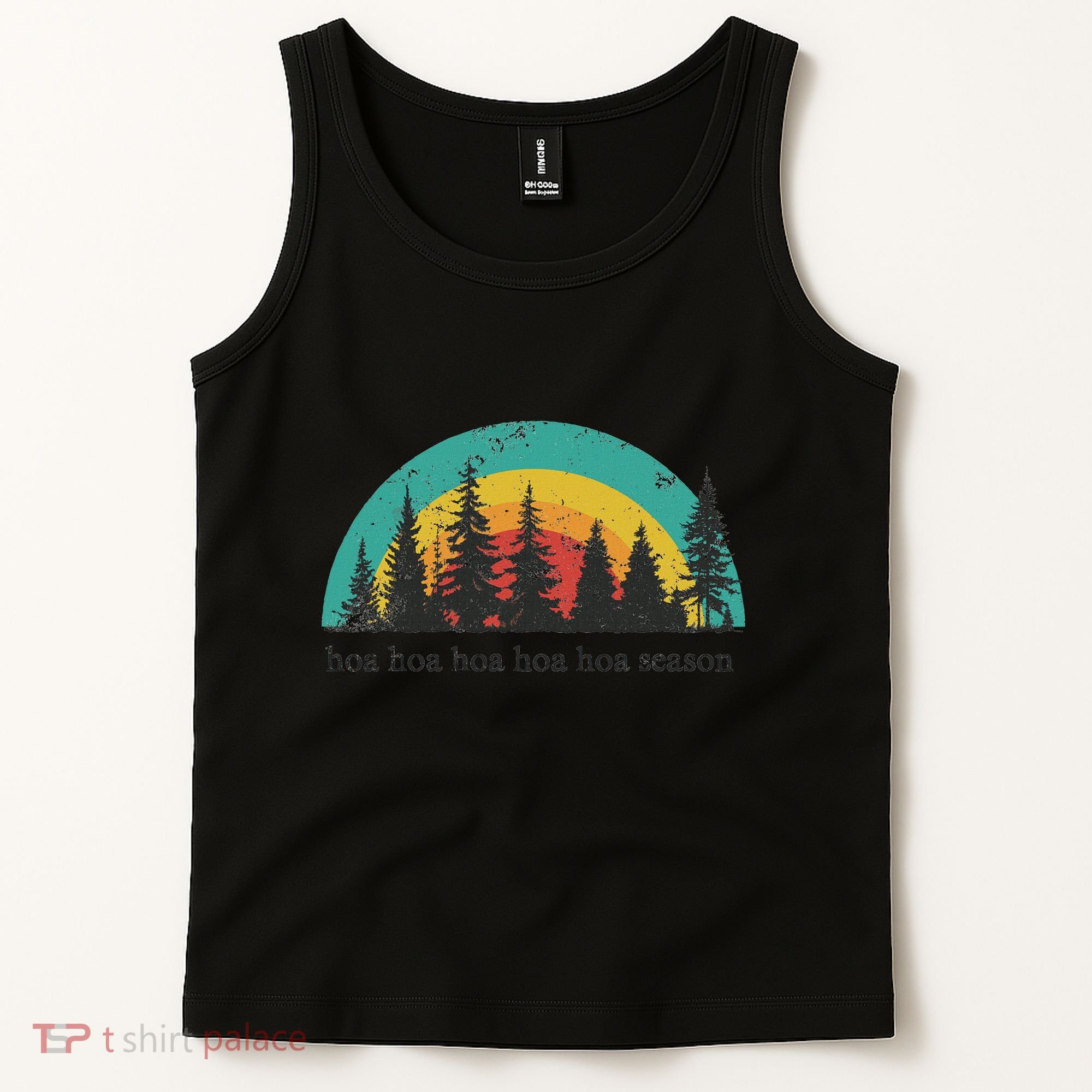Hoa Hoa Hoa Hoa Hoa Cozy Season Twilight Lover Pine Forest Tank Top