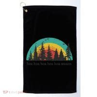 Hoa Hoa Hoa Hoa Hoa Cozy Season Twilight Lover Pine Forest Golf Towel thumb 0