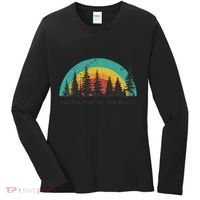 Hoa Hoa Hoa Hoa Hoa Cozy Season Twilight Lover Pine Forest Women's Long Sleeve Shirt thumb 0